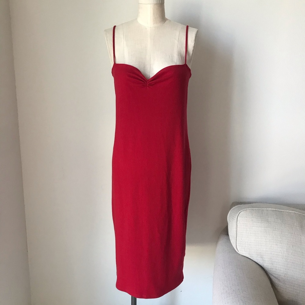 Reformation Mena Ribbed Body-Con Dress - Picture 4 of 7